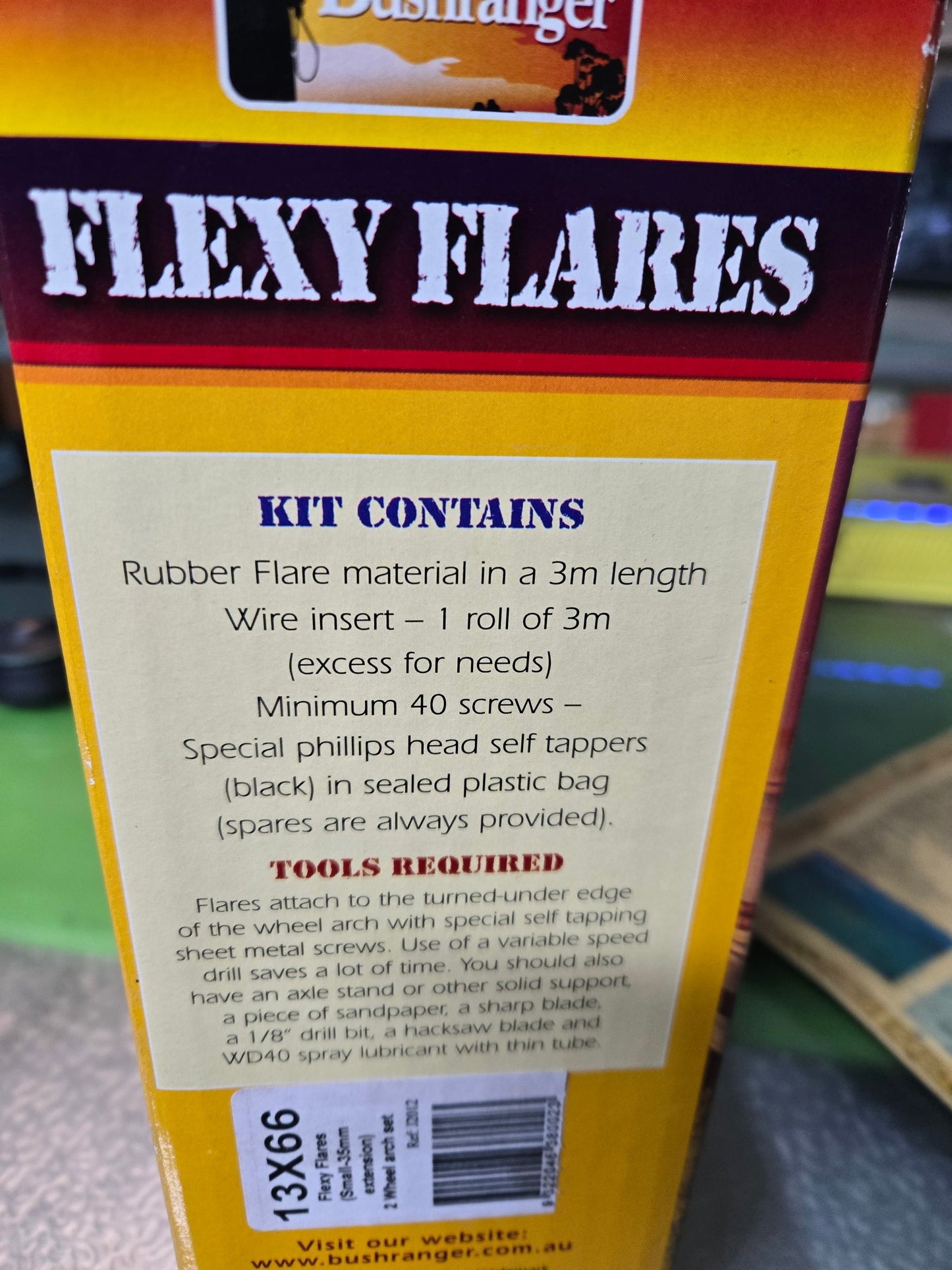 Bushranger Flexy Flares Wheel Arch Extensions