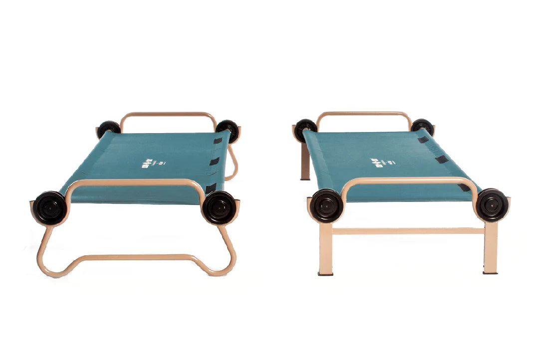 Disc-O-Bed L With Organizers and Mosquito Net and Frame