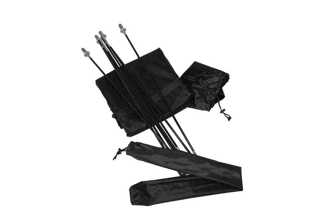 Disc-O-Bed L With Organizers and Mosquito Net and Frame