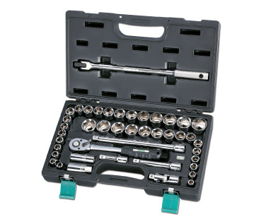 43PC 1/2'' DR. METRIC & SAE SOCKET SET