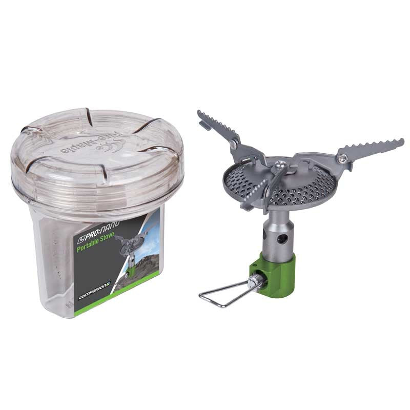 Companion Pro Nano Hiking Stove in aluminium or titanium