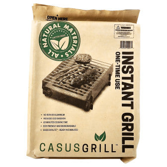 CasusGrill One-Time Use Biodegradable Instant Grill