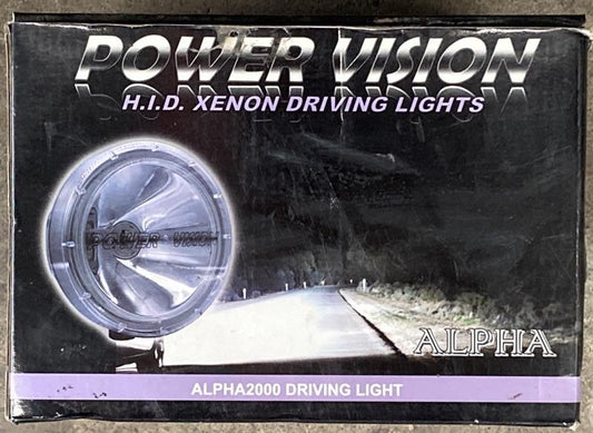Power Vision 200mm H.I.D. Xenon Driving Light Multivolt 12V 35w